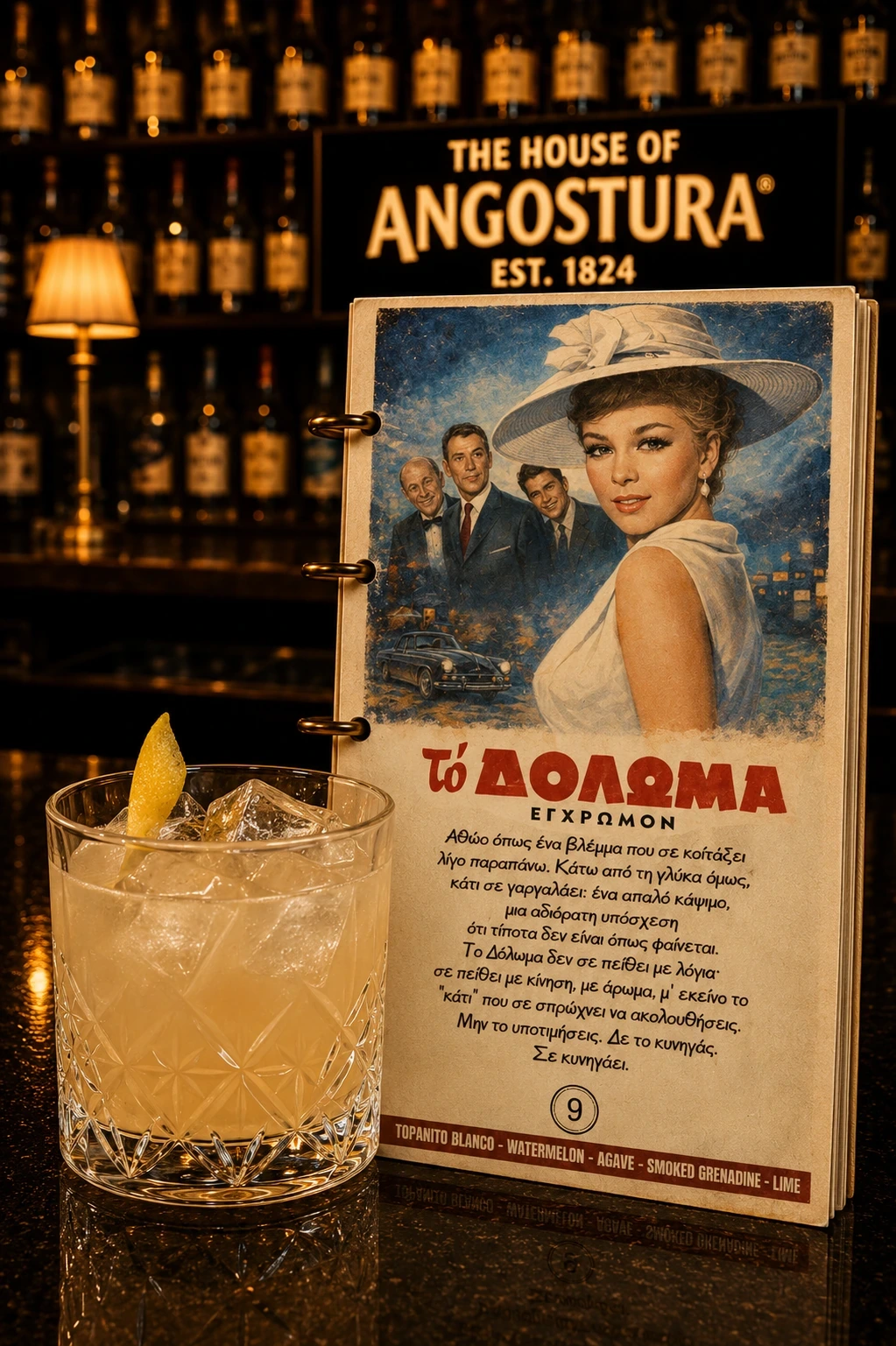Το Δόλωμα — το αυθεντικό γραφιστικό του cocktail
