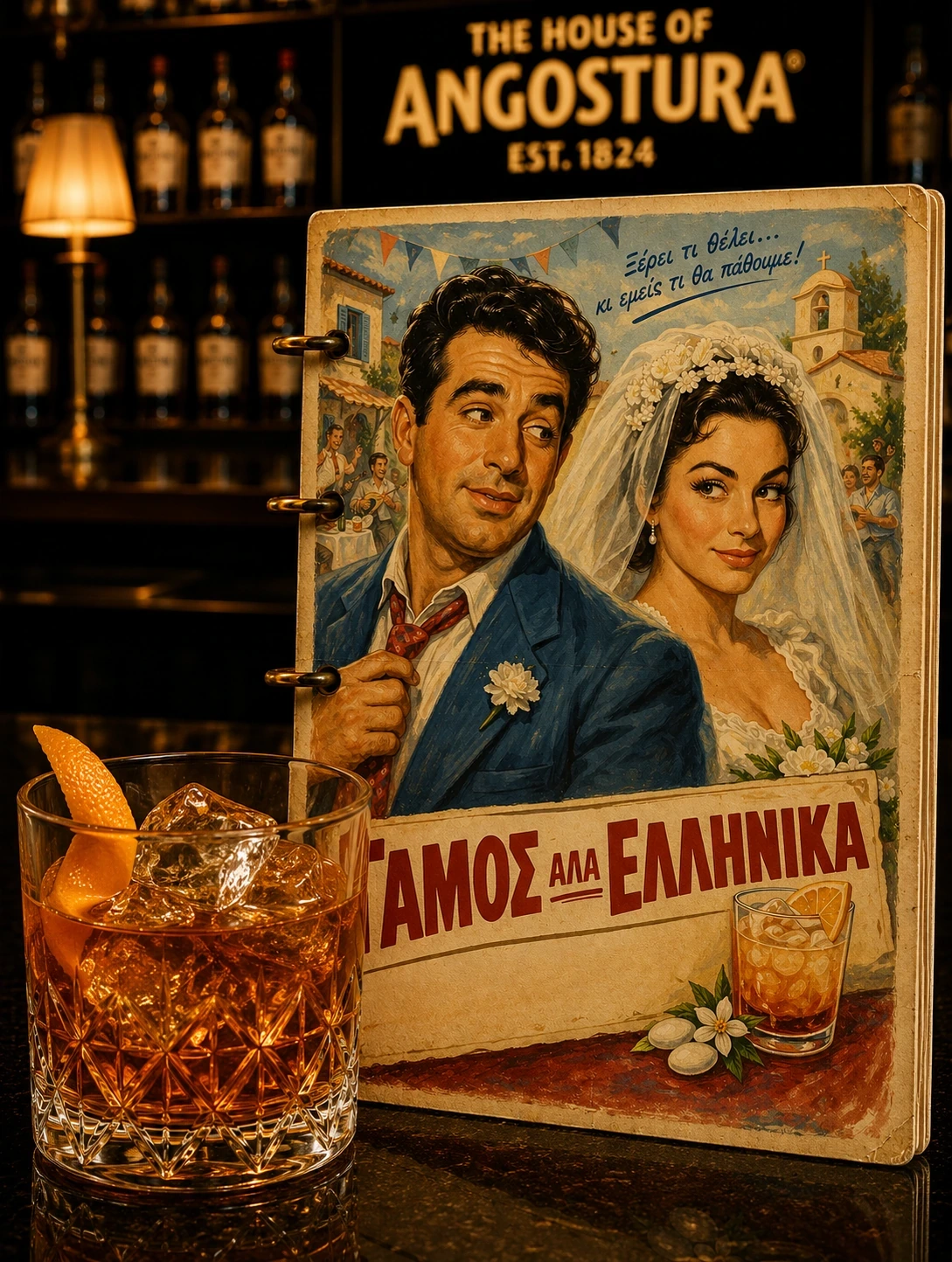 Γάμος αλά Ελληνικά — το αυθεντικό γραφιστικό του cocktail