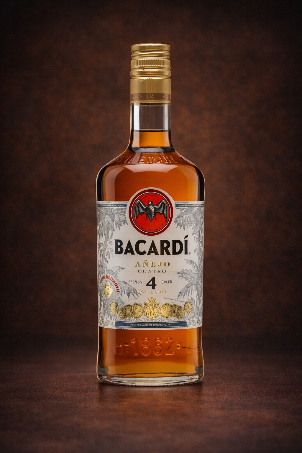 Bacardi 4 Anejo — φωτογραφία φιάλης