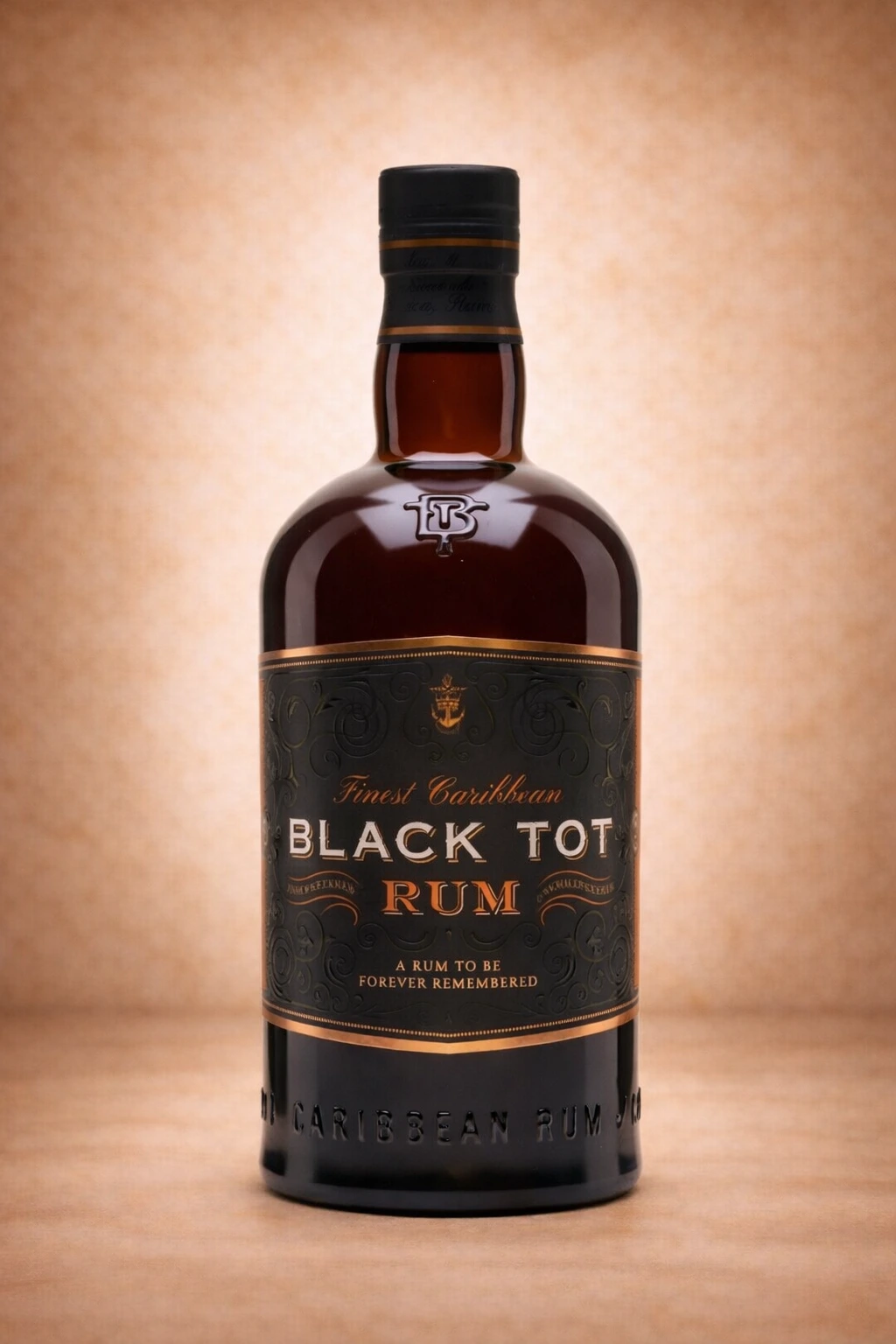 Black tot — φωτογραφία φιάλης
