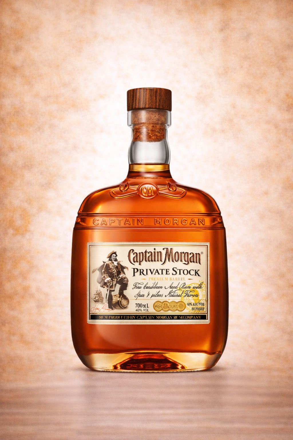 Captain Morgan Private Stock — φωτογραφία φιάλης