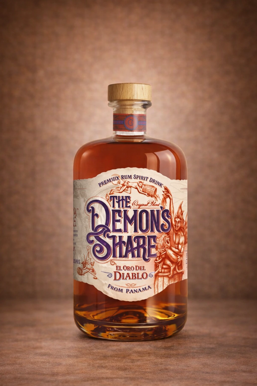 The Demon’s Share El Oro del Diablo 6 ετών — φωτογραφία φιάλης