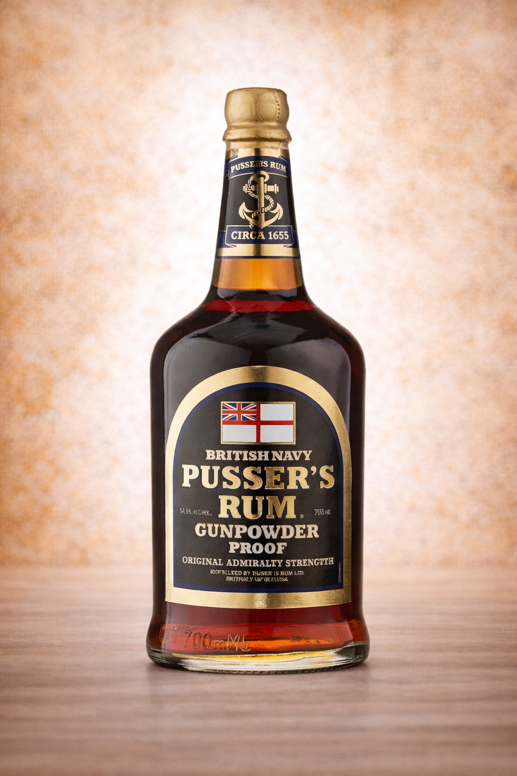 Pusser’s Gunpowder Proof — φωτογραφία φιάλης